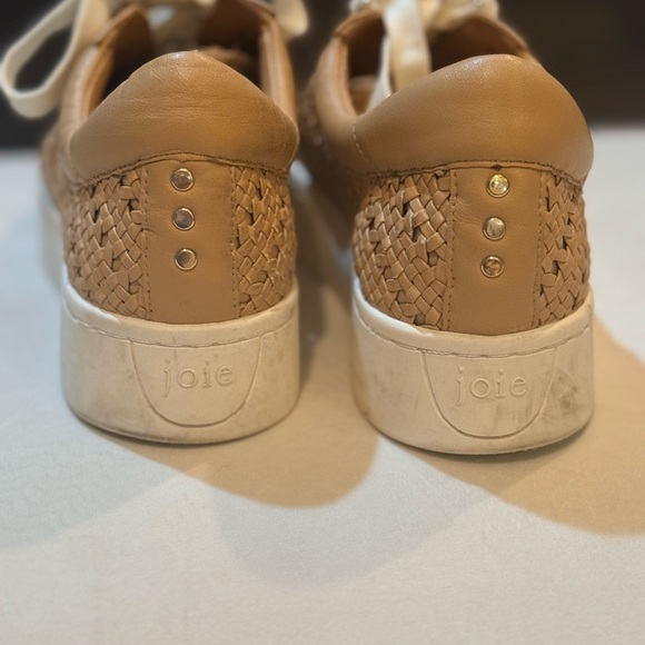 Joie Handan Woven Leather Platform Sneakers - Picture 3 of 8